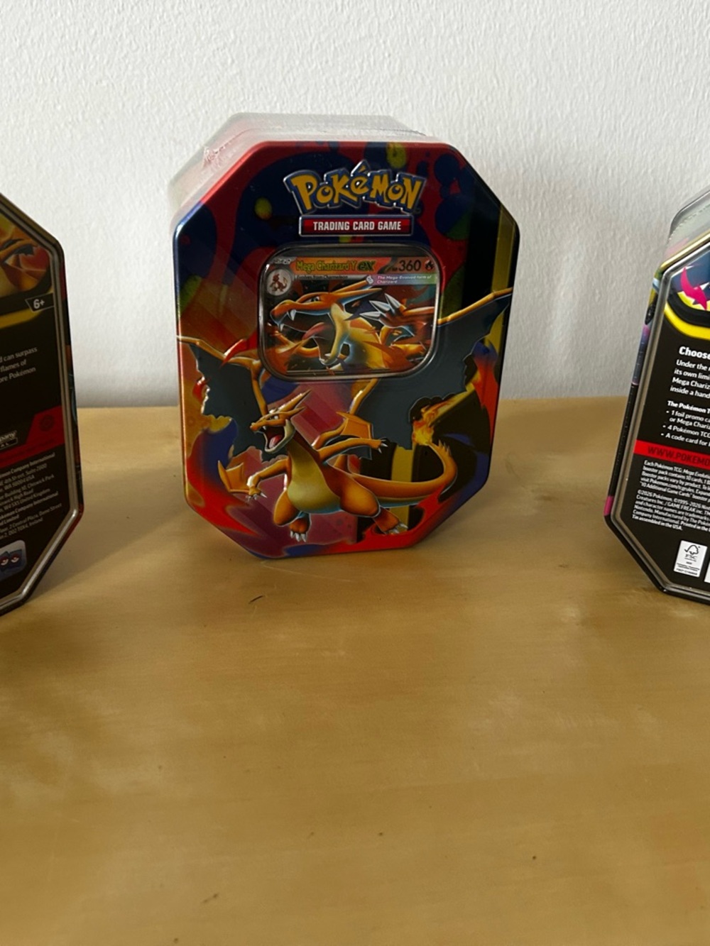 Pokemon Charizard Collector Tin - Red, Black, Orange, Yellow - Picture 2 of 4